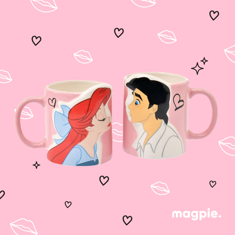 The Little Mermaid Kiss Mugs Sample Sale E