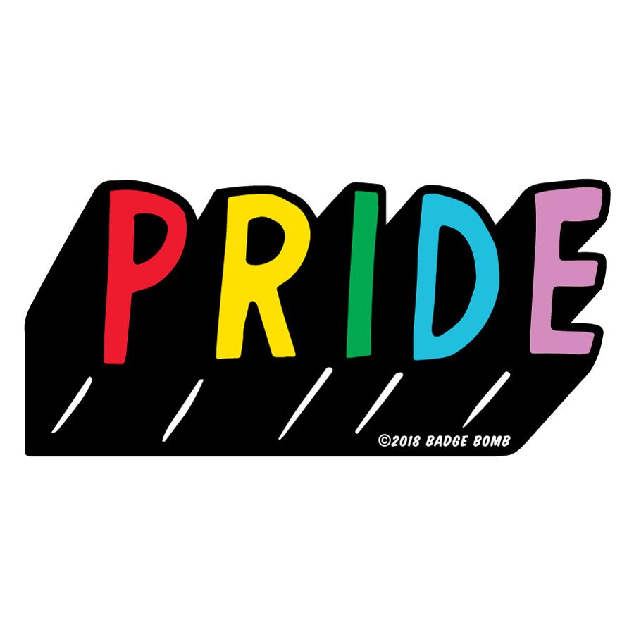 Pride Rainbow Big Sticker