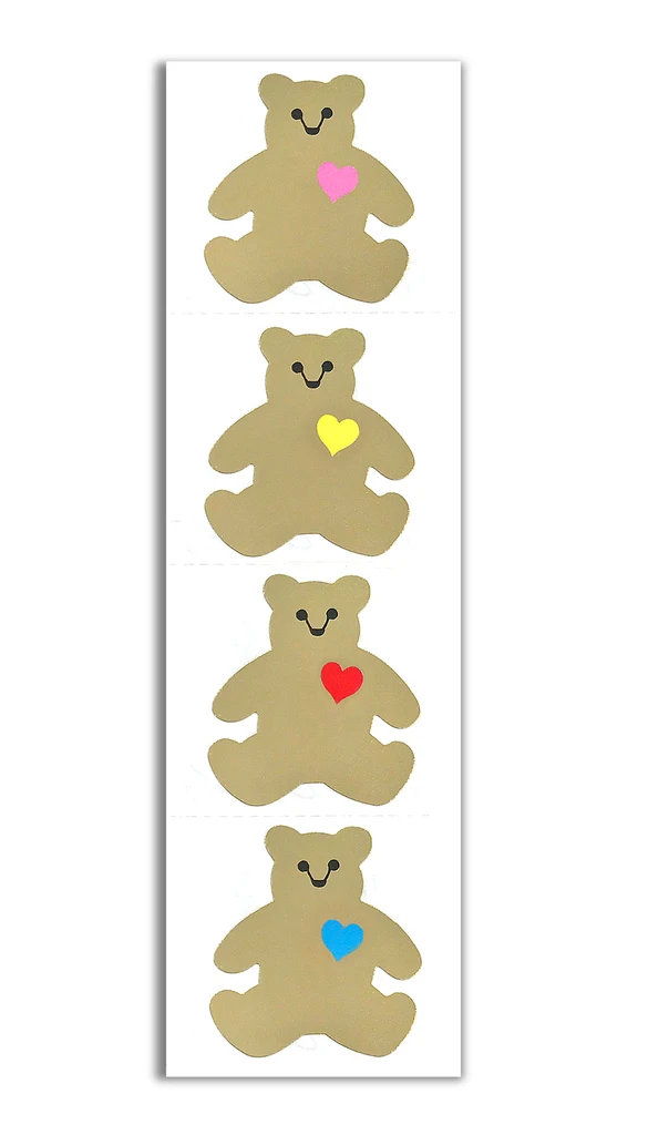 Gold Classic Bear Stickers