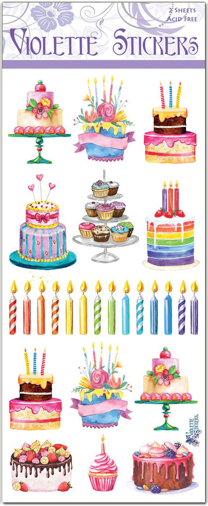 Foil Birthday Cakes