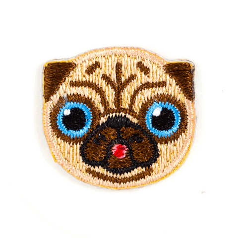 Pug Dog Sticker Patch